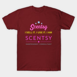 i sell it, i use it, i am scentsy independent consultant T-Shirt